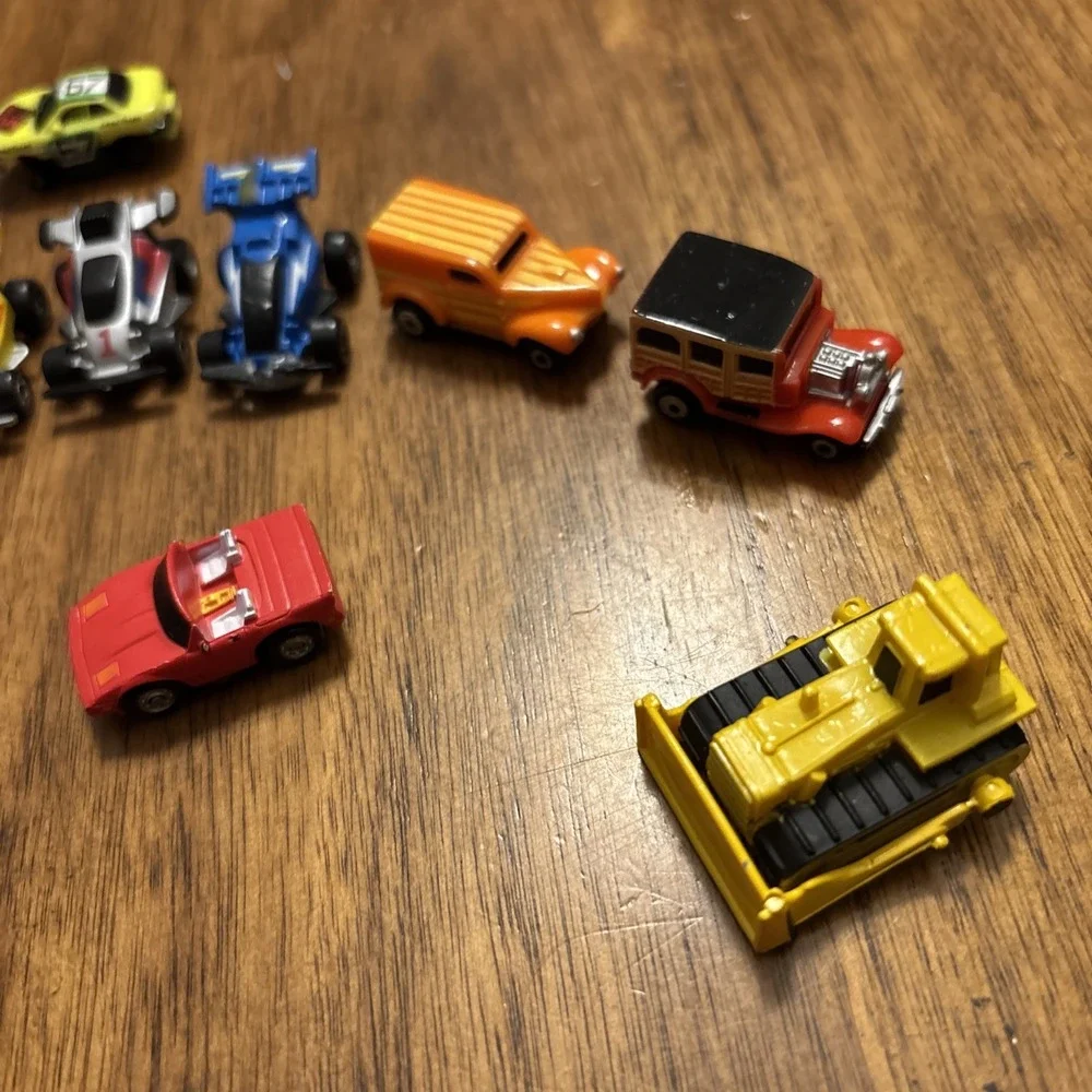 Micro Machines Lot of 15 80's/90's - Race cars, Jeeps, Jets, Corvette, Bug, Misc